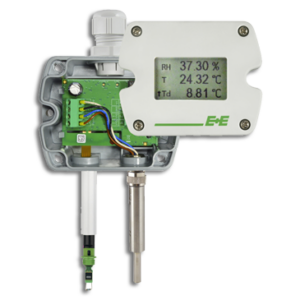 Transmisor de humedad y temperatura industrial para ambientes con condensación