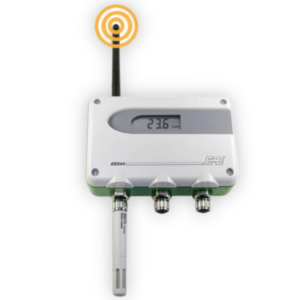 Sensor de humedad, temperatura y CO2 inalámbrico con sondas intercambiables