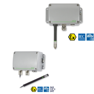 Transmisor de humedad  y temperatura para aplicaciones de seguridad intrínseca
